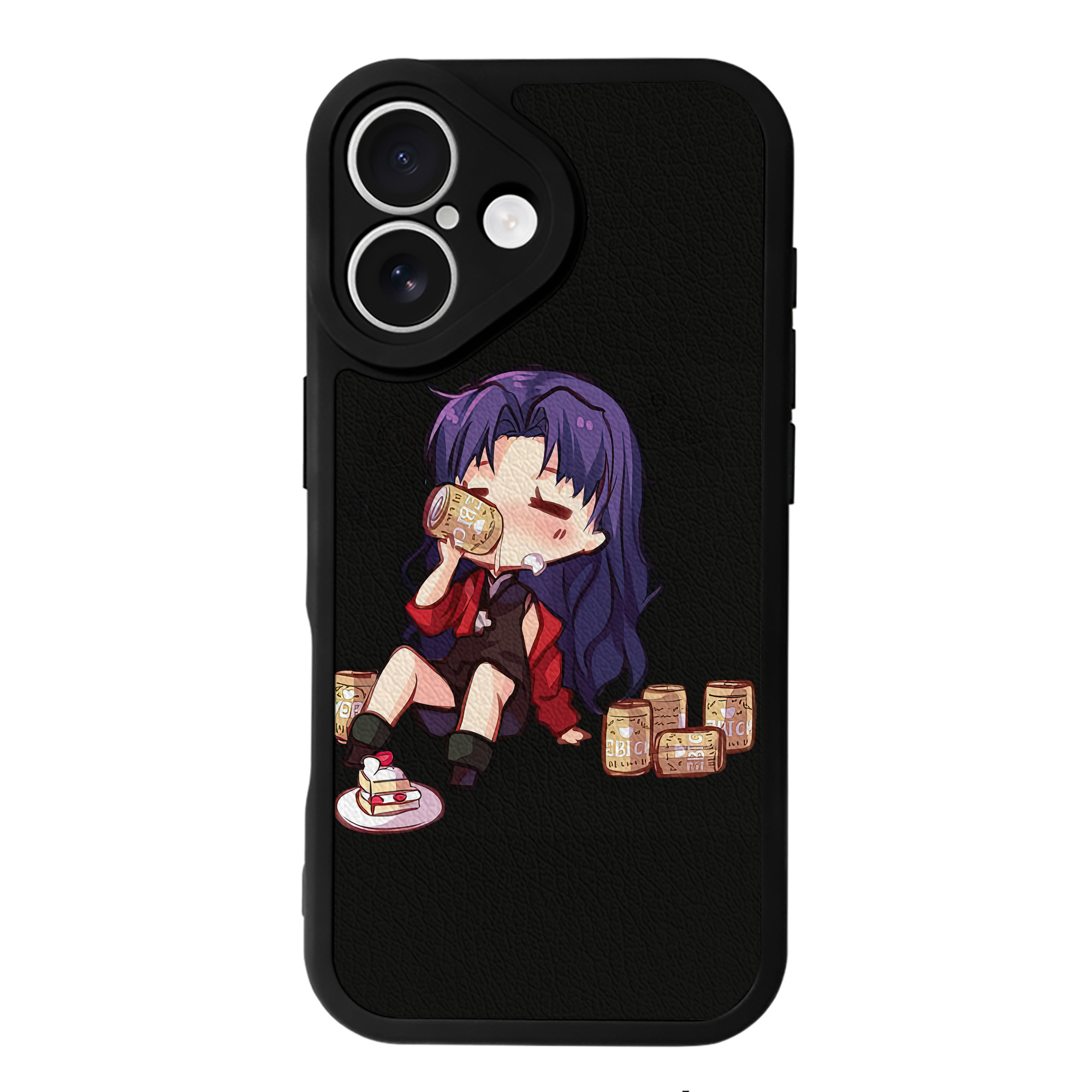 （画像用） EVA 新世紀エヴァンゲリオン 【iPhone 16シリーズ対応】シリコンスマホケース（レザー調） 材質：シリコン